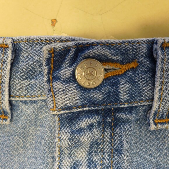 Faded Glory Denim Shorts 32" Light Blue Stonewash - Picture 3 of 4